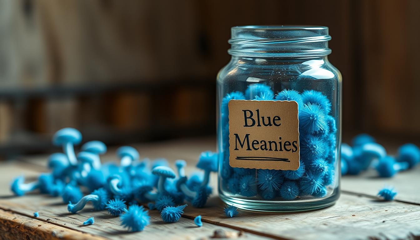 blue meanies mushroom spores